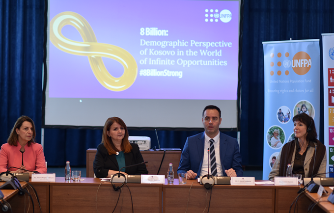  UNFPA and the Assembly of Kosovo Council for Sustainable Development holding a stakeholder roundtable on 15 November 2022